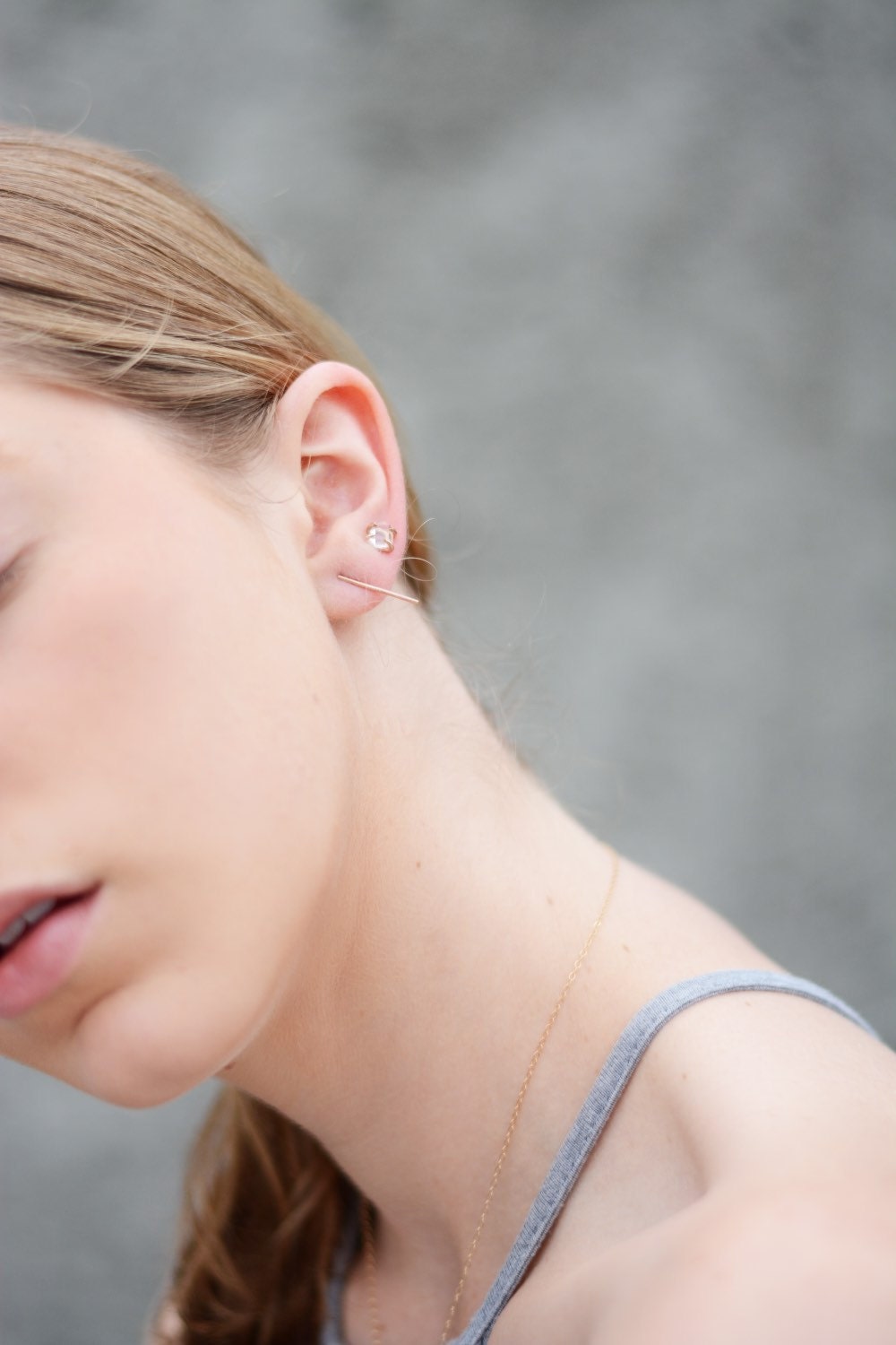 Herkimier stud earrings
