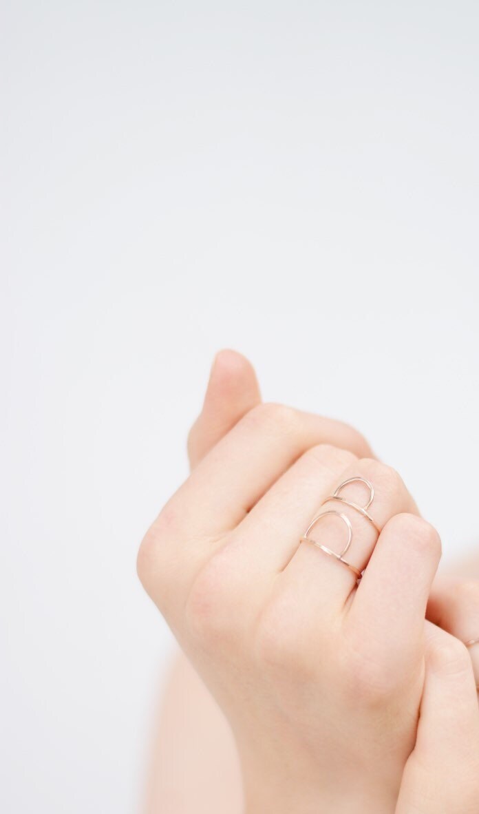 Half circle small ring.