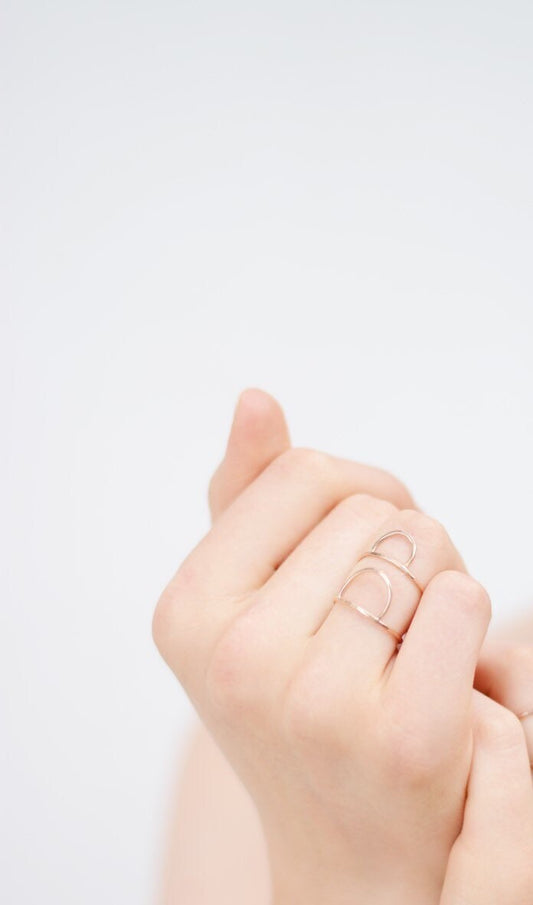 Half circle small ring.
